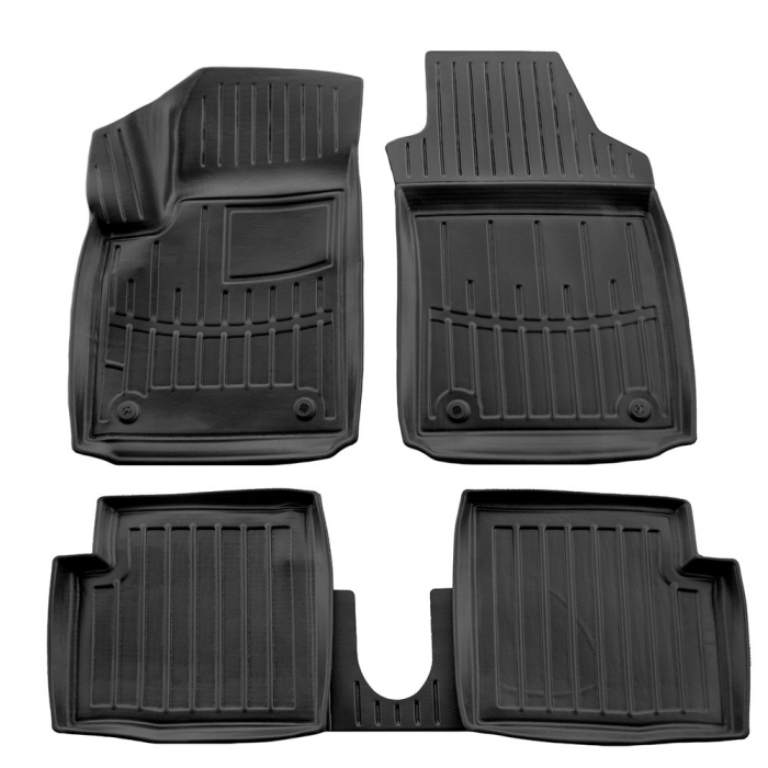 Set 5 Covorase Auto din Cauciuc pentru Fiat 500 (2007-) [6]
