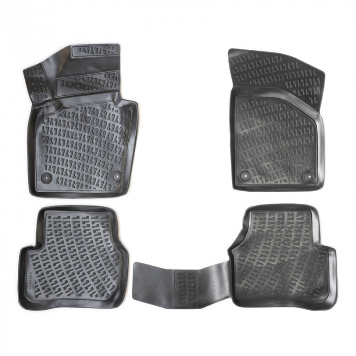 Set 5 Covorase Auto din Cauciuc pentru Volkswagen Tiguan I (2007-2017) [2]