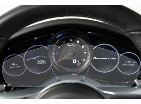 Pentru Navigatii Auto Originale - Folie de Protectie pentru Ceasuri Porsche Panamera 2021+ - HD-Premium