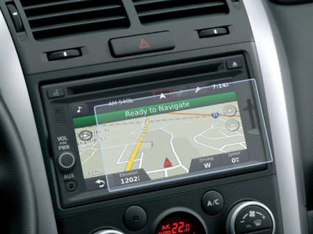 Folii de Protectie Navigatii Auto - Folie de Protectie pentru Display Navigatie 7 inch Suzuki Grand Vitara 2013+ - HD-Premium 