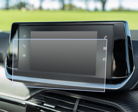 Pentru Navigatii Auto Originale - Folie de Protectie pentru Display Navigatie 8 inch Peugeot 208 2020+ - HD-Premium 