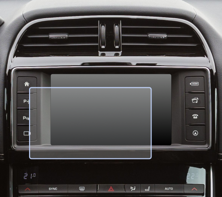 Folii de Protectie Navigatii Auto - Folie de Protectie pentru Display Navigatie Jaguar XE 2017+ - HD-Premium 