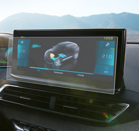 Pentru Navigatii Auto Originale - Folie de Protectie pentru Display Navigatie Peugeot 3008 2021+ - HD-Premium 