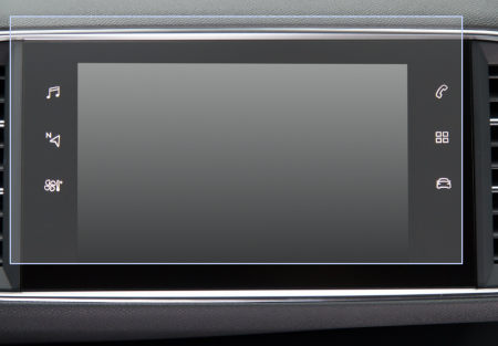 Pentru Navigatii Auto Originale - Folie de Protectie pentru Display Navigatie Peugeot 308 2015+ - HD-Premium 