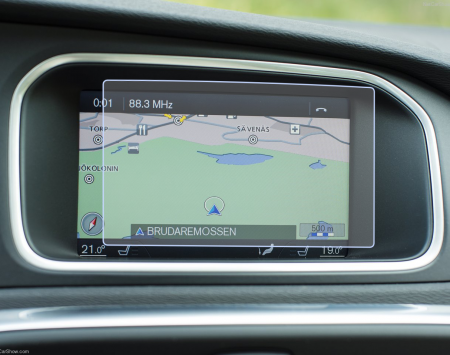Folii de Protectie Navigatii Auto - Folie de Protectie pentru Display Navigatie Volvo V40 2014+ - HD-Premium 