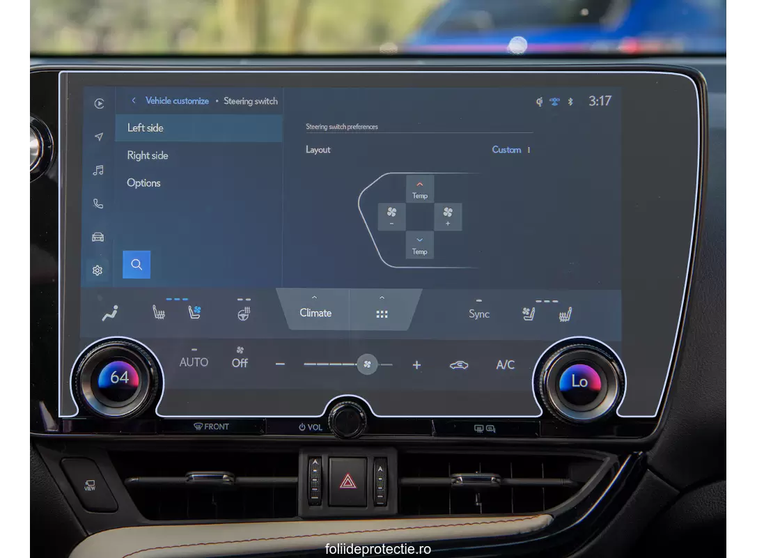 Folii de Protectie Navigatii Auto - Folie de protectie pentru Navigatie Lexus NX450H+ 2023+