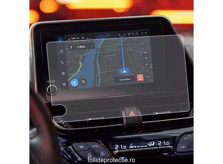 Folii de Protectie Navigatii Auto - Folie de protectie pentru Navigatie Toyota C-HR 2022+