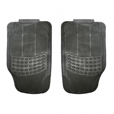 UNIVERSALE - Set 2 Covorase Auto din Cauciuc pentru Set Covorase Auto Arizona Negru Set 2 Profiller