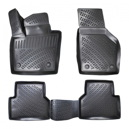 AUDI - Set 4 Covorase Auto din Cauciuc pentru Audi Q3 I (8U) (2011-2018)