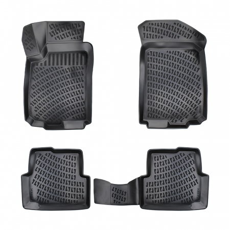 CHEVROLET - Set 4 Covorase Auto din Cauciuc pentru Chevrolet Aveo II  (2012-)