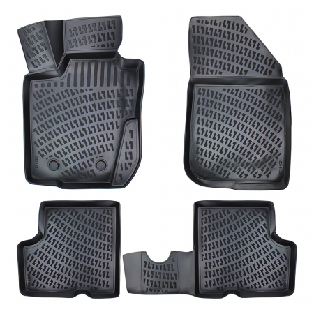 Set 4 Covorase Auto din Cauciuc pentru Dacia Duster 4X4 (2010-2017) [4]