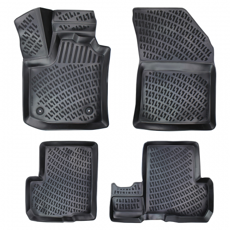Set 4 Covorase Auto din Cauciuc pentru Dacia Lodgy (2012-) [4]