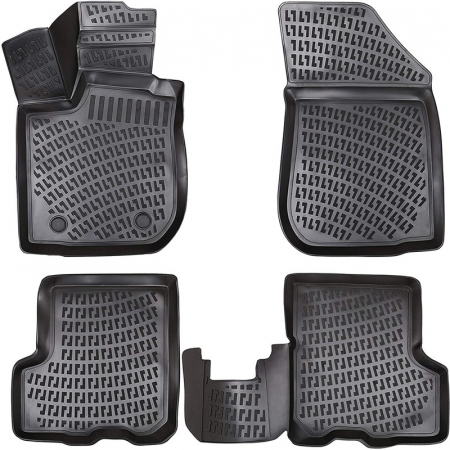 DACIA - Set 4 Covorase Auto din Cauciuc pentru Dacia Sandero I  (2007-2012)
