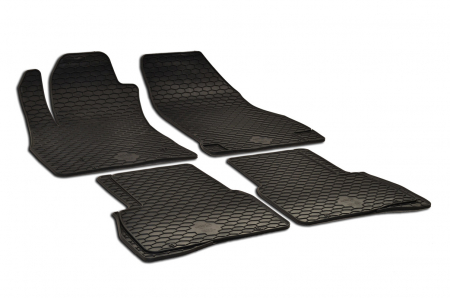 FIAT - Set 4 Covorase Auto din Cauciuc pentru Fiat Doblo II (2009-2015). (2015-)