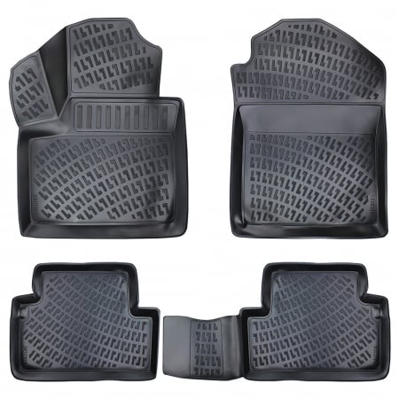 FORD - Set 4 Covorase Auto din Cauciuc pentru Ford Connect I (2002-2013)
