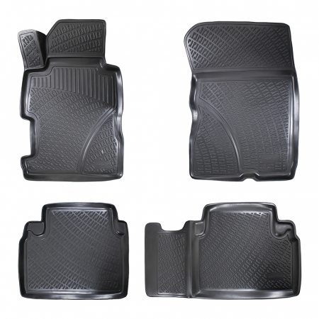 HONDA - Set 4 Covorase Auto din Cauciuc pentru Honda Civic Sedan VIII (2005-2011)