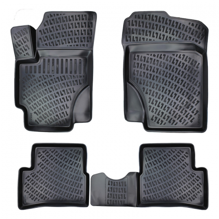 Set 4 Covorase Auto din Cauciuc pentru Kia Rio II (2005-2011) [1]