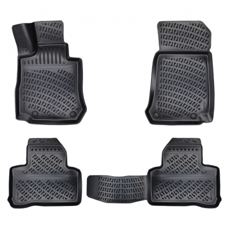 MERCEDES - Set 4 Covorase Auto din Cauciuc pentru Mercedes Glc X253 / C253 (2015-)