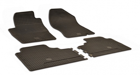 NISSAN - Set 4 Covorase Auto din Cauciuc pentru Nissan Navara. Pathfinder (2007-2012)