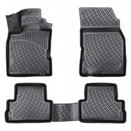 NISSAN - Set 4 Covorase Auto din Cauciuc pentru Nissan Qashqai Ii (J11) 2013-2021
