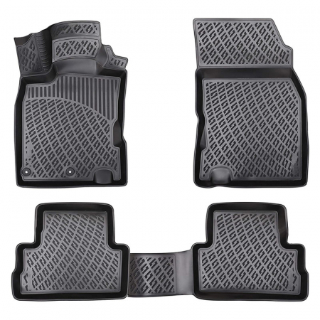 Set 4 Covorase Auto din Cauciuc pentru Nissan Qashqai Ii (J11) 2013-2021 [1]