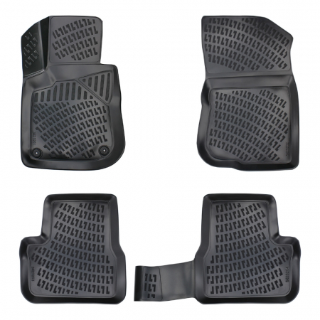 Set 4 Covorase Auto din Cauciuc pentru Peugeot 2008 I (2013-2019)