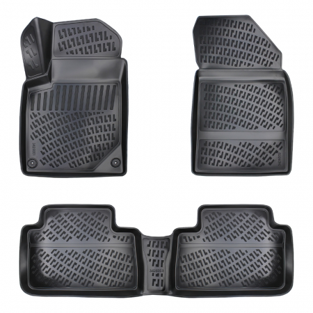 Set 4 Covorase Auto din Cauciuc pentru Peugeot 407 (2003-2010) [4]
