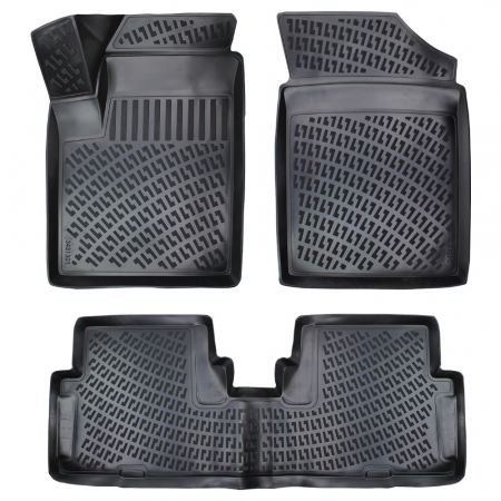 PEUGEOT - Set 4 Covorase Auto din Cauciuc pentru Peugeot Partner I / Citroen Berlingo (1996-2013)