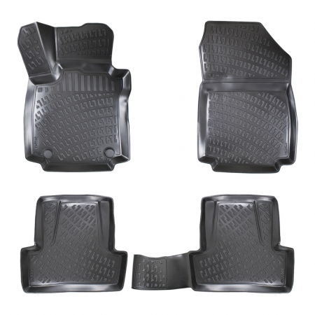 RENAULT - Set 4 Covorase Auto din Cauciuc pentru Renault Clio 4 (2012-2019)