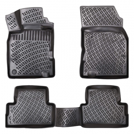 RENAULT - Set 4 Covorase Auto din Cauciuc pentru Renault Kadjar (2015-2021)