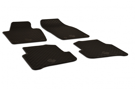 SKODA - Set 4 Covorase Auto din Cauciuc pentru Skoda Fabia III (2014-2021)