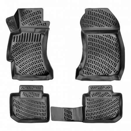 Set 4 Covorase Auto din Cauciuc pentru Subaru Forester III (2009-2014)