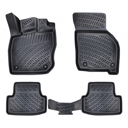 VOLKSWAGEN - Set 4 Covorase Auto din Cauciuc pentru Volkswagen Golf 8 Cutie Automata (2019-)