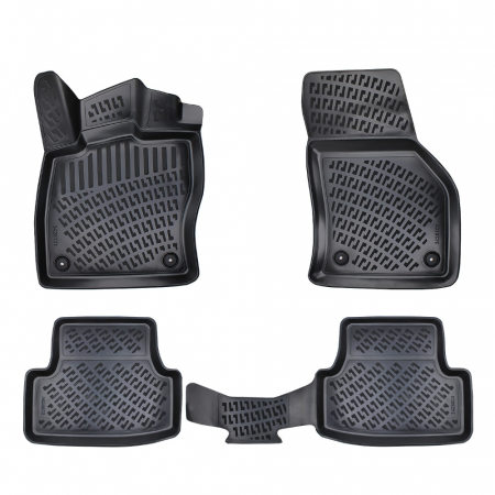 VOLKSWAGEN - Set 4 Covorase Auto din Cauciuc pentru Volkswagen Golf 8 Cutie Manuala (2019-)