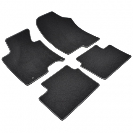Set 4 Covorase Auto Textil pentru Kia Ceed II [Jd] (2012-2018) - Sisteme fixare inele metalice 15mm [3]
