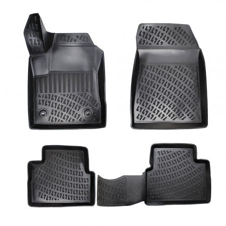Covorase si tavite - Set 5 Covorase Auto din Cauciuc pentru Alfa Romeo Giulietta (2010-)