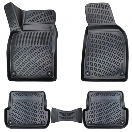AUDI - Set 5 Covorase Auto din Cauciuc pentru Audi A4 B6 (Typ 8E) 2000-2004