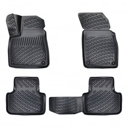 AUDI - Set 5 Covorase Auto din Cauciuc pentru Audi Q7 II (Typ 4M) (2015-)
