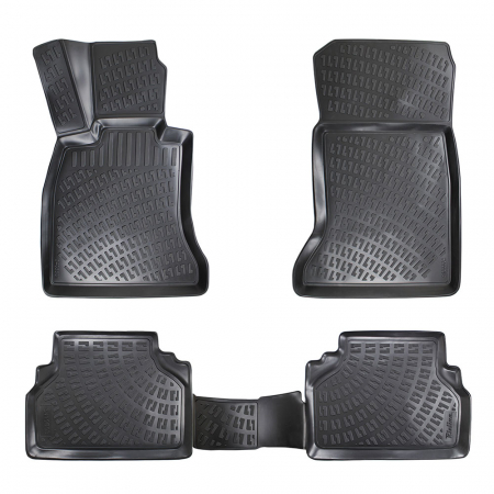 BMW - Set 5 Covorase Auto din Cauciuc pentru Bmw 5 Class VI F10 / F11 / F07 / F18 (2010-2013)