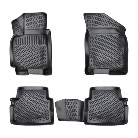 CHEVROLET - Set 5 Covorase Auto din Cauciuc pentru Chevrolet Aveo I (2002-2011)