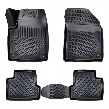 Set 5 Covorase Auto din Cauciuc pentru Jeep Cherokee (Kl) (2014-2019)