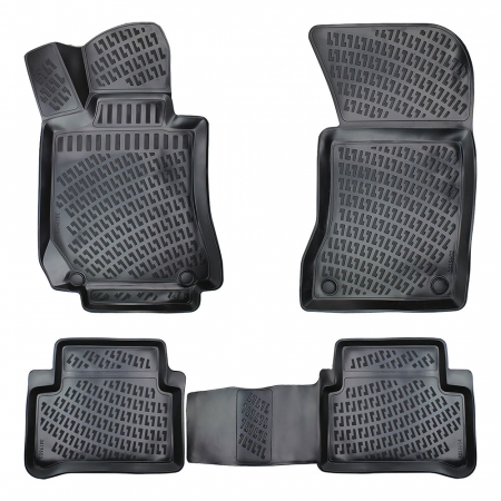 MERCEDES - Set 5 Covorase Auto din Cauciuc pentru Mercedes E Class W211 III (2003-2009)