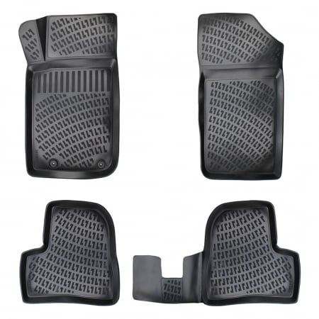 PEUGEOT - Set 5 Covorase Auto din Cauciuc pentru Peugeot 206