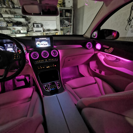 Lumini ambientale - Set lumini ambientale dedicate dinamice pentru Mercedes-Benz Maybach S-class W223