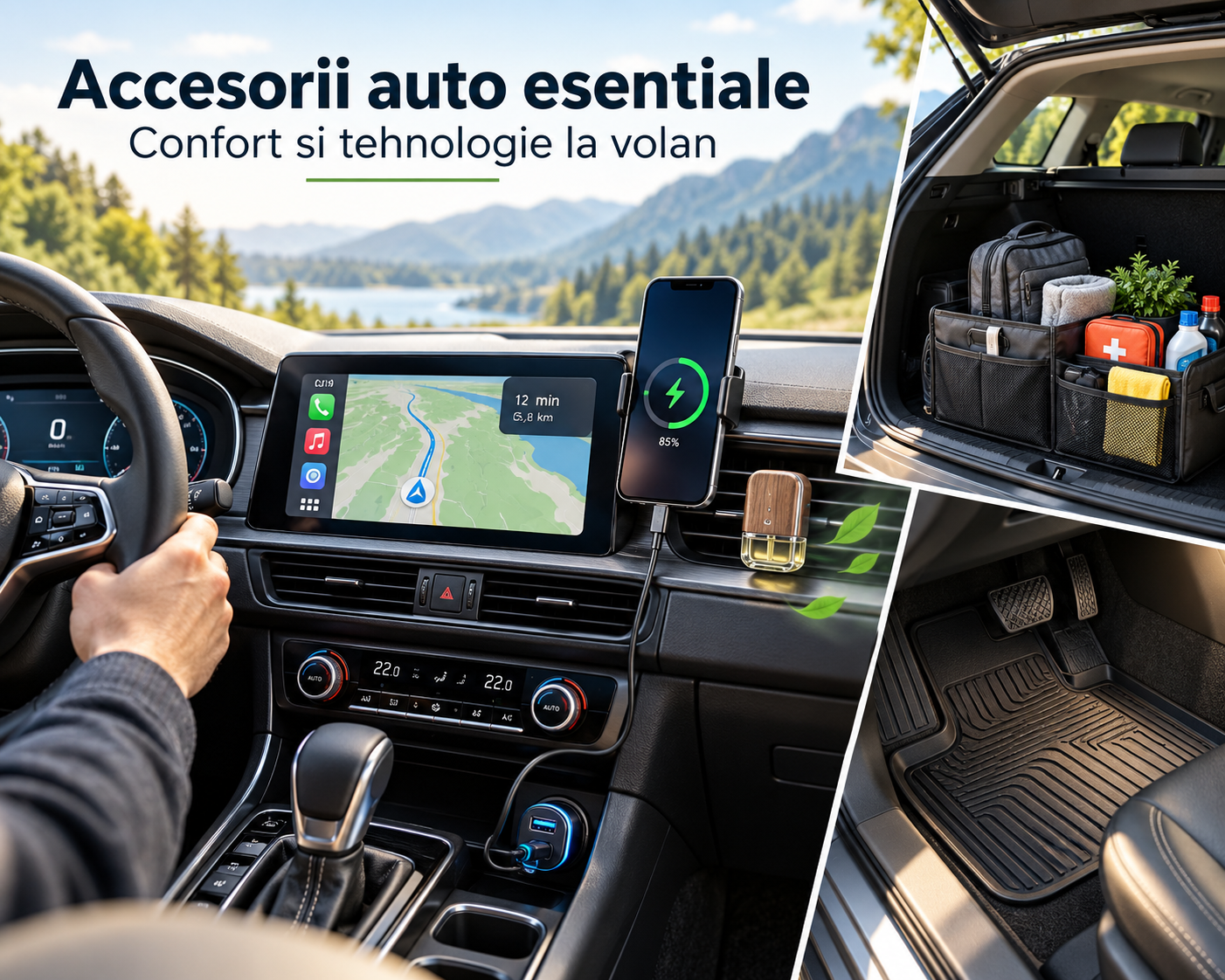 Cum sa-ti Imbunatatesti Experienta de Conducere: 5 Accesorii Auto Esentiale