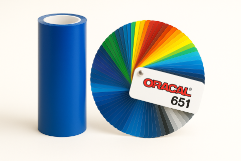Autocolant colorat - ORACAL 651 COBALT BLUE 065