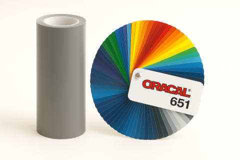 Autocolant colorat - ORACAL 651 MIDDLE GREY 074