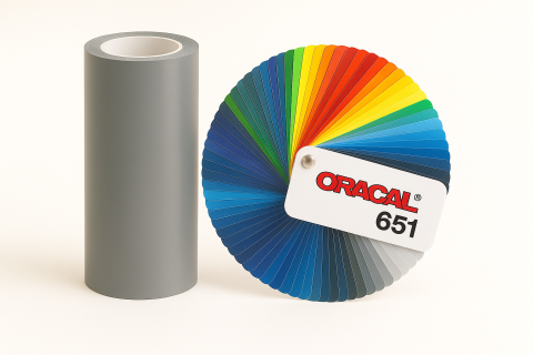 Autocolant colorat - ORACAL 651 TELEGREY 076