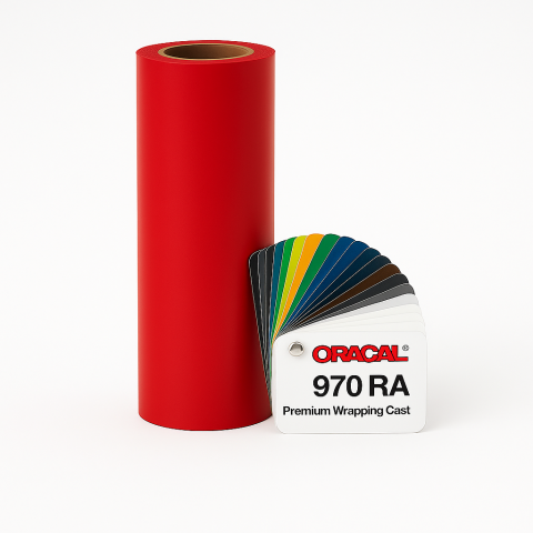 Autocolant auto - ORACAL 970RA 371 CHILLI RED LUCIOS 1520mm