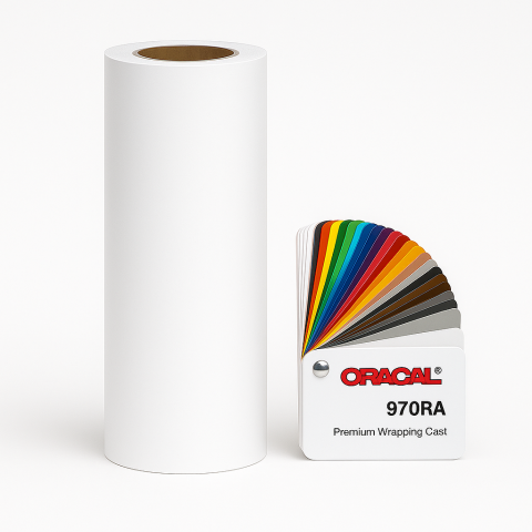 Autocolant - ORACAL 970RA 010  ALB MAT 1520mm